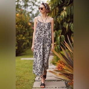 Anthropologie Strappy Midi Dress